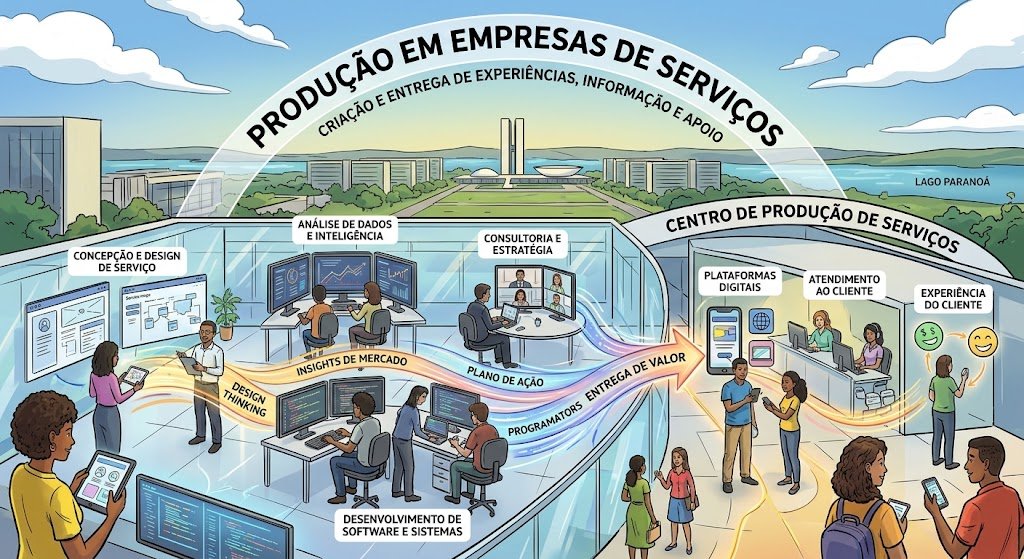 Produção em empresas de serviços