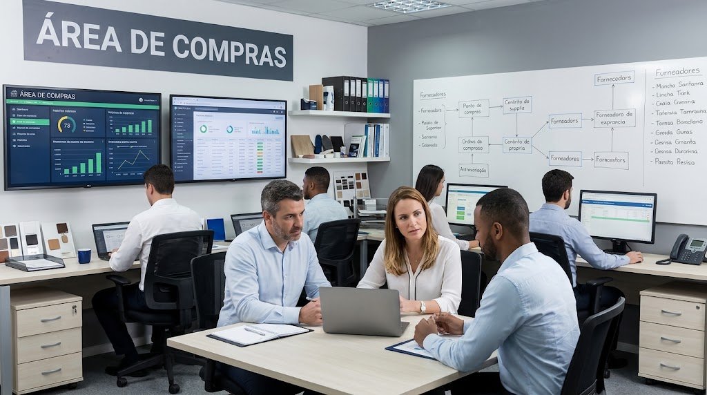 áreas de uma empresa madura: Compras