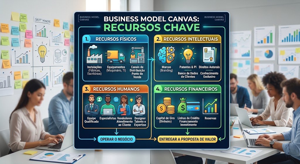Business Model Canvas Recursos Chave