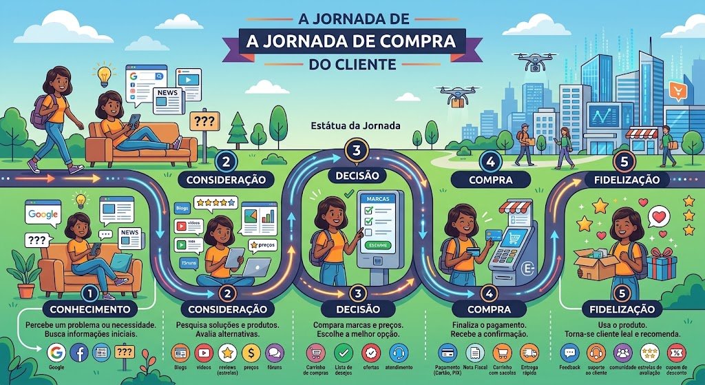Jornada do cliente Os cinco estágios fundamentais